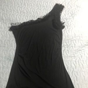 Black One Shoulder Top. MUST BE BUNDLED